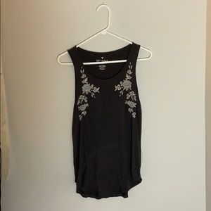American Eagle embroidered tank